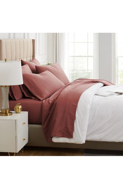 Southshore Fine Linens Vilano Springs Extra Deep Pocket Sheet Set In Marsala