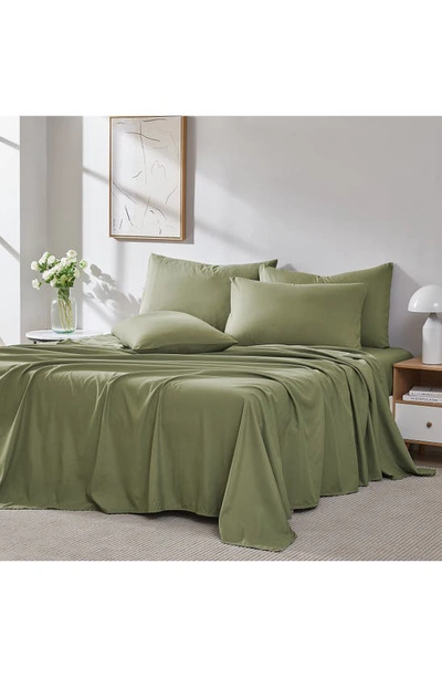 Southshore Fine Linens Vilano Springs Extra Deep Pocket Sheet Set In Sage Green