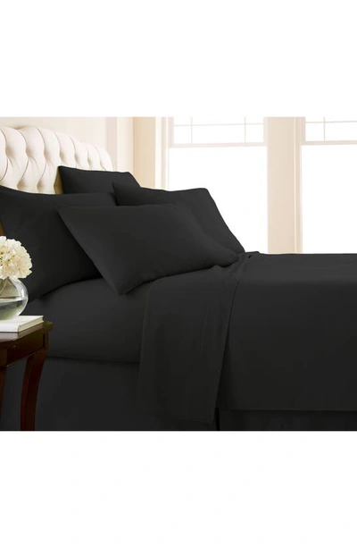 Southshore Fine Linens Vilano Springs Extra Deep Pocket Sheet Set In Black