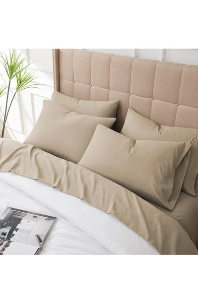 Southshore Fine Linens Vilano Springs Extra Deep Pocket Sheet Set In Taupe