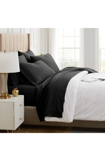 Southshore Fine Linens Vilano Springs Extra Deep Pocket Sheet Set In Black