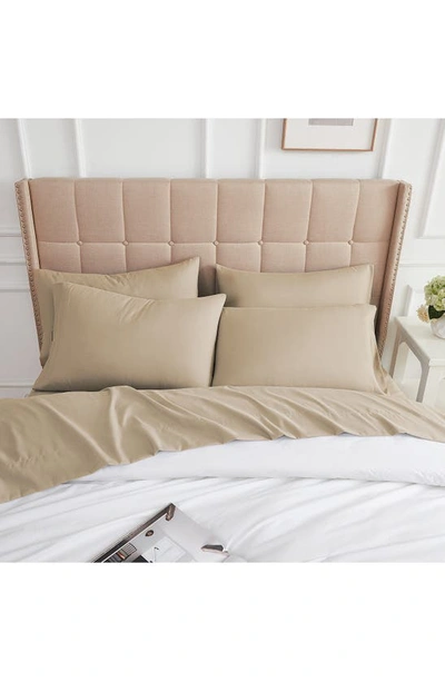 Southshore Fine Linens Vilano Springs Extra Deep Pocket Sheet Set In Taupe
