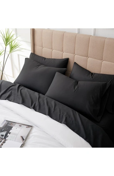 Southshore Fine Linens Vilano Springs Extra Deep Pocket Sheet Set In Black
