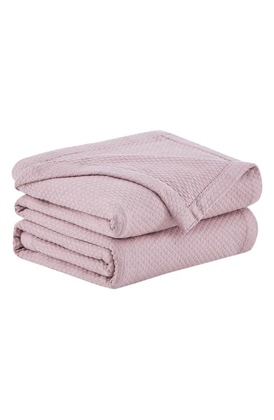 Southshore Fine Linens Milton Cotton Luxury Blanket In Pink