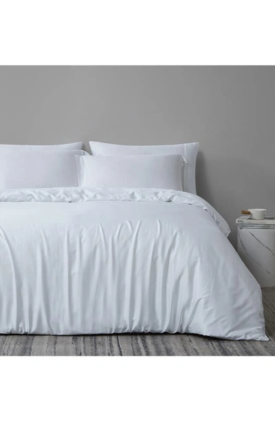 Southshore Fine Linens Premium Luxury Viscose From Bamboo Duvet Cover Set In White