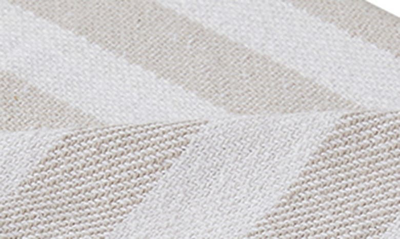 Southshore Fine Linens Striped Cotton Luxury Blanket In Taupe