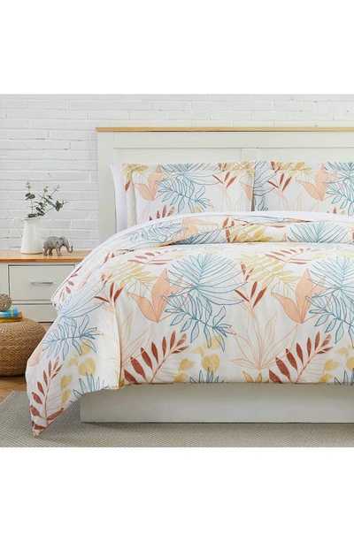 Southshore Fine Linens Tropic Leaf Oversized Comforter Set In Tropic Leaf