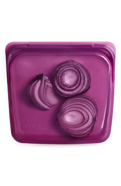 Shop Stasher Sandwich Reusable Silicone Storage Bag In Dusk