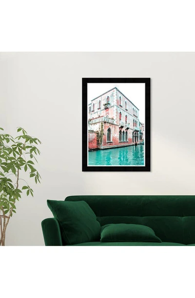 Wynwood Studio Wynwood 'venezia' Framed Wall Art In Pink