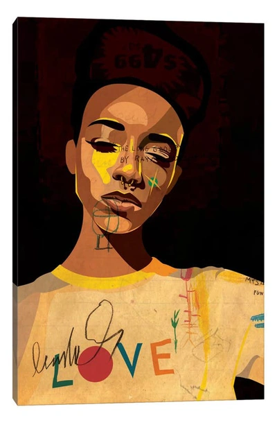 Icanvas Hannah Ii By Dai Chris Art Canvas Wall Art In Black