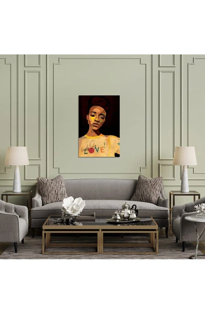 Icanvas Hannah Ii By Dai Chris Art Canvas Wall Art In Black