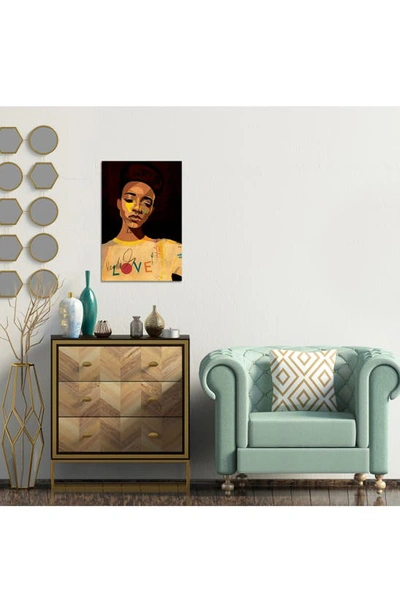 Icanvas Hannah Ii By Dai Chris Art Canvas Wall Art In Black