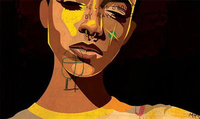 Icanvas Hannah Ii By Dai Chris Art Canvas Wall Art In Black