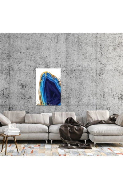 Icanvas Aurora Decadence Canvas Artwork By 5by5collective Canvas Artwork, 18"x12" In Blue