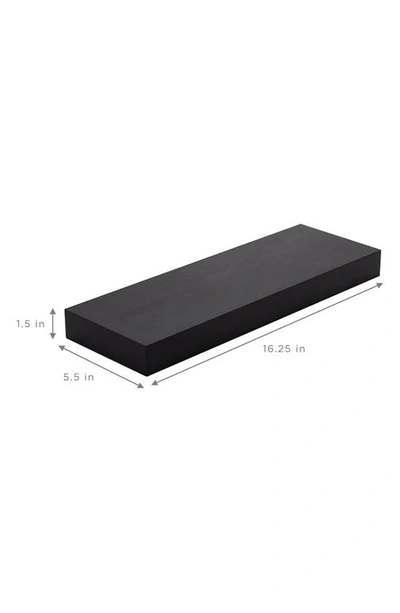 Sorbus Floating Shelves In Black