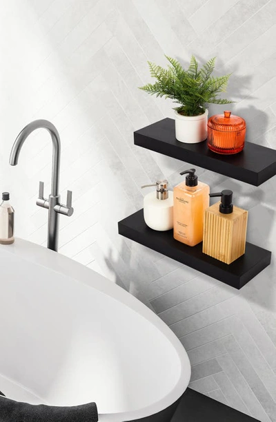 Sorbus Floating Shelves In Black