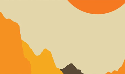 Icanvas Zion By Jazzberry Blue In Orange