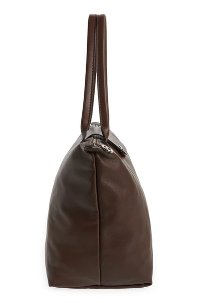 Longchamp Large Le Pliage Cuir Tote - Neutrals Luggage and Travel, Handbags  - WL867455