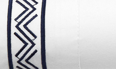 Shop Chic Arden Solid White 4-piece Cotton Sheet Set In Navy