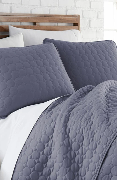 Southshore Fine Linens Ultra-soft Oversized Quilt Set In Denim