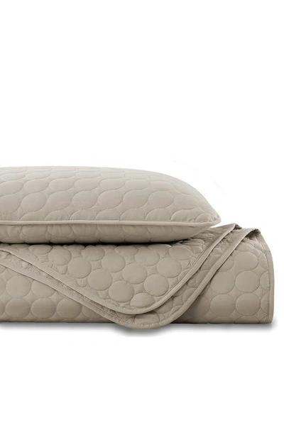 Southshore Fine Linens Ultra-soft Oversized Quilt Set In Sandy Taupe