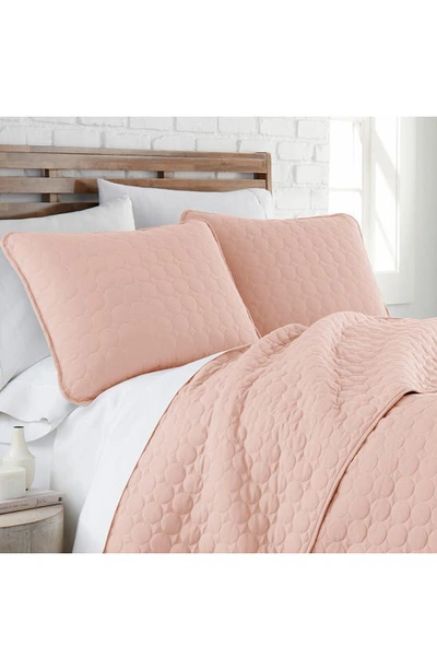 Southshore Fine Linens Ultra-soft Oversized Quilt Set In Pastel Pink