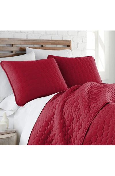 Southshore Fine Linens Ultra-soft Oversized Quilt Set In Chilly Pepper