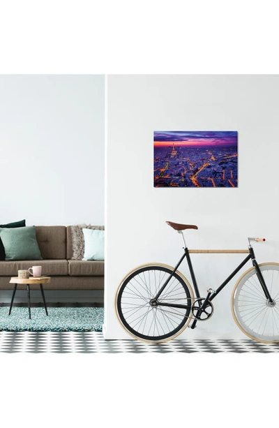 Icanvas Paris I By Juan Pablo De Miguel Canvas Wall Art In Purple