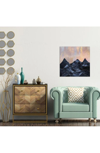 Icanvas Mountainscape By Elisabeth Fredriksson Canvas Wall Art In Blue