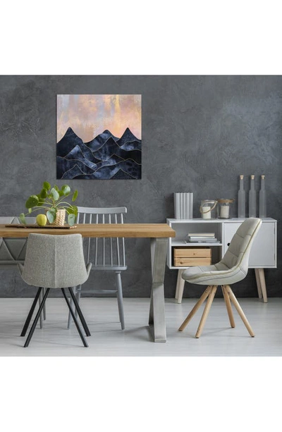Icanvas Mountainscape By Elisabeth Fredriksson Canvas Wall Art In Blue