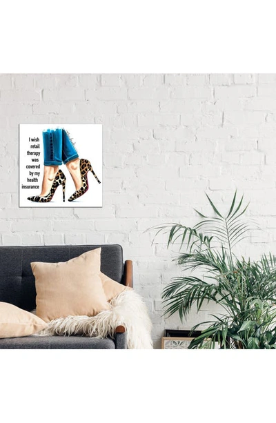 Icanvas Retail Therapy By Elza Fouche Canvas Wall Art In Brown