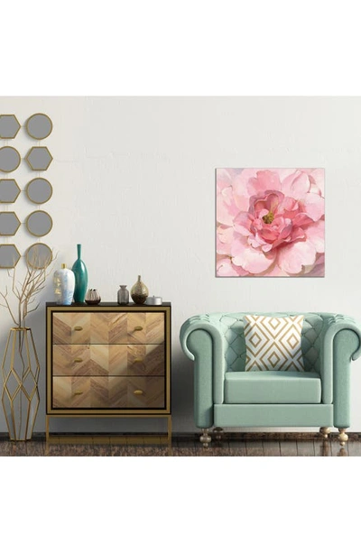 Icanvas Blushing Peony By Danhui Nai Canvas Wall Art In Pink