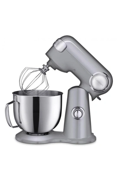 Shop Cuisinart Precision Master 5.5-quart Stand Mixer In Brushed Chrome