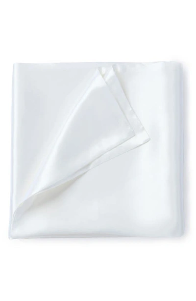 Melange Home 100% Pure Mulberry Silk Pillow Case In White