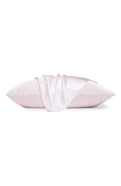Shop Melange Home 100% Pure Mulberry Silk Pillow Case In Pink
