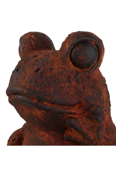 Shop Uma Rust 13" Frog Decor