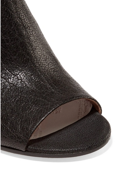 Shop Maison Margiela Textured-leather Sandals