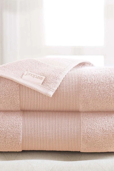 Modern Threads Air Cloud Oversized Bath Sheets In Pink