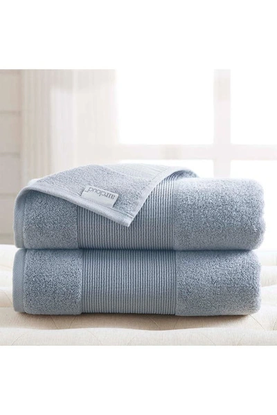 Modern Threads Air Cloud Oversized Bath Sheet In Blue