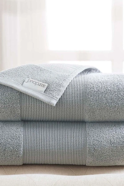 Modern Threads Air Cloud 2-pack Oversized Bath Sheet In Gray