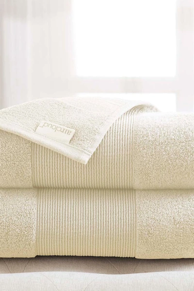 Modern Threads Air Cloud Oversized Bath Sheet In Ivory