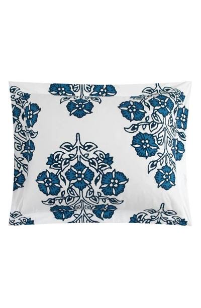 Shop Chic Miley Floral Medallion 8-piece Comforter Set In Blue