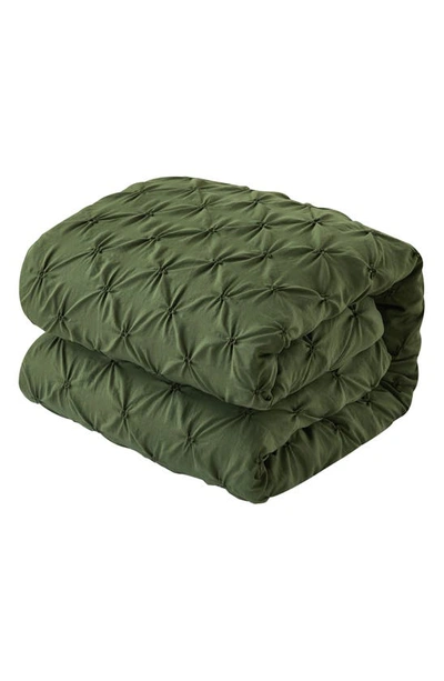 Shop Chic Bradley Diamond Quilted 4-piece Comforter Set In Green