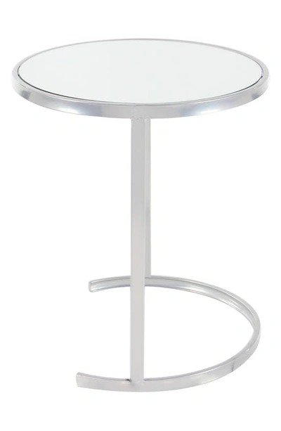 Vivian Lune Home Set Of 3 Silver Metal Accent Table In Silver