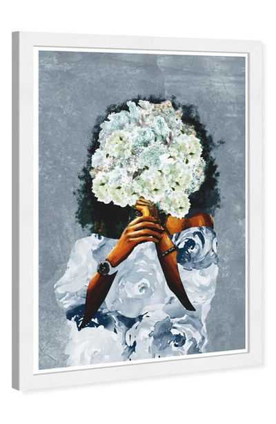 Wynwood Studio Wynwood Garden Framed Wall Art In Blue