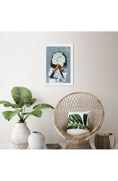 Wynwood Studio Wynwood Garden Framed Wall Art In Blue