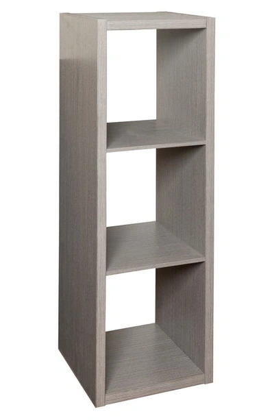Shop Honey-can-do 3-cube Premium Laminate Shelf In Grey
