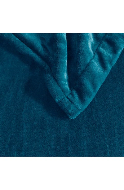 Shop Beautyrest Heated Blanket In Teal