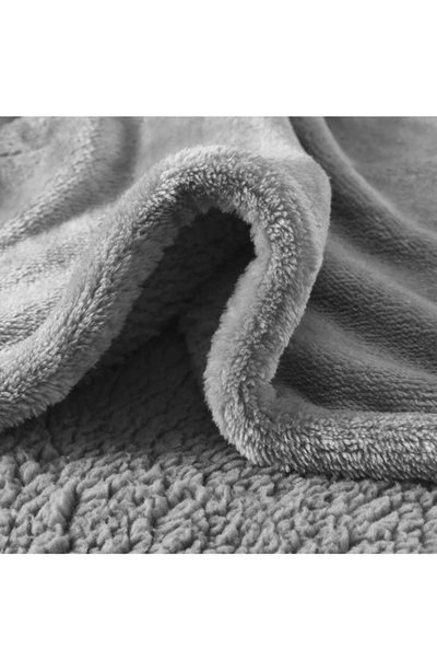 Shop Beautyrest Luxury Heated Throw Blanket In Grey