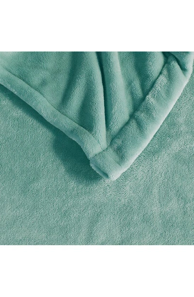 Shop Beautyrest Oeko-tex Heated Blanket In Aqua